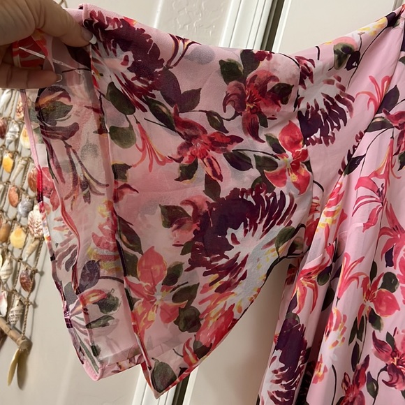 Pink Floral Blouse - Picture 4 of 5